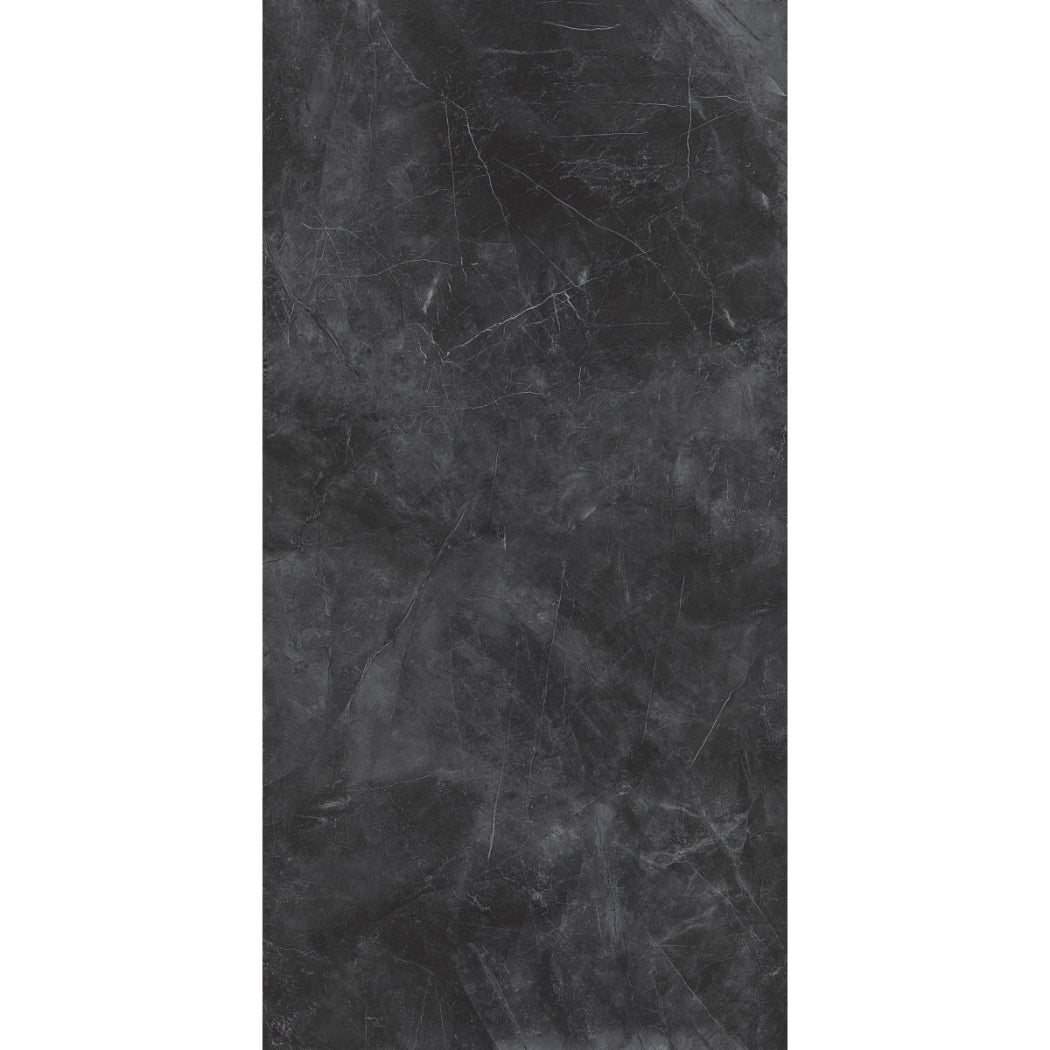 Horizon Black Marble Effect Polished Porcelain 60x120cm