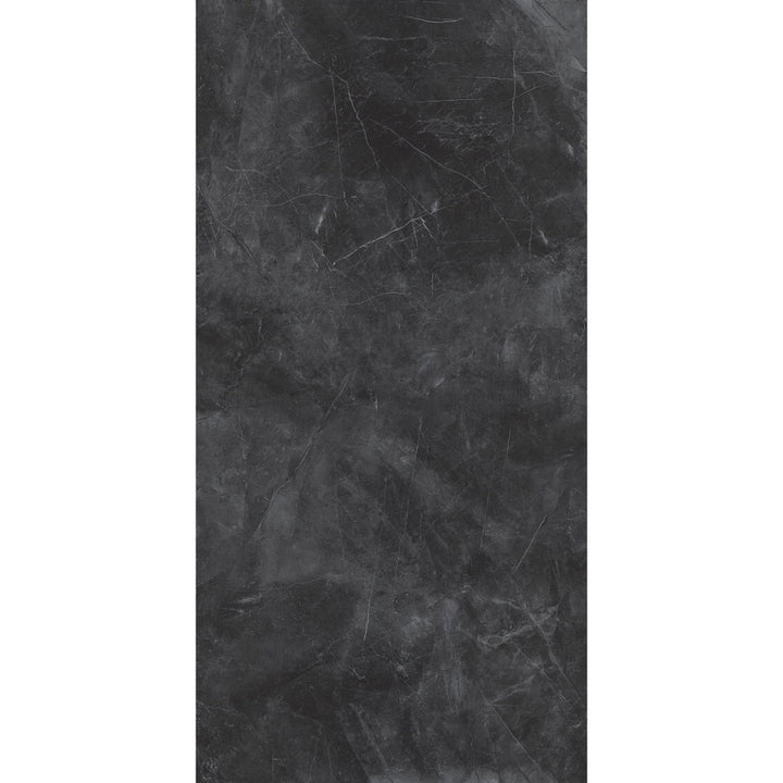 Horizon Black Marble Effect Polished Porcelain 60x120cm