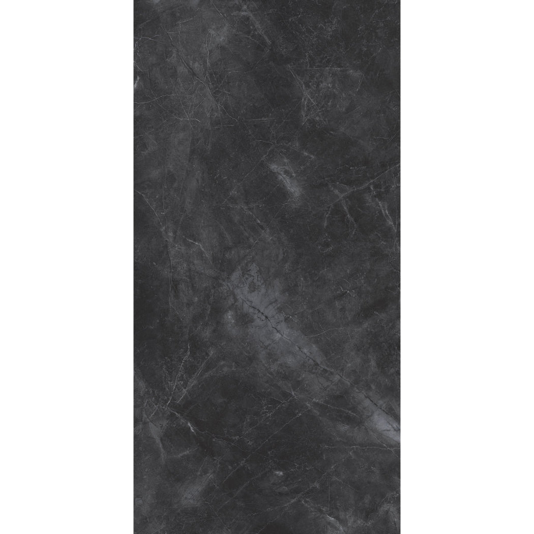 Horizon Black Marble Effect Polished Porcelain 60x120cm
