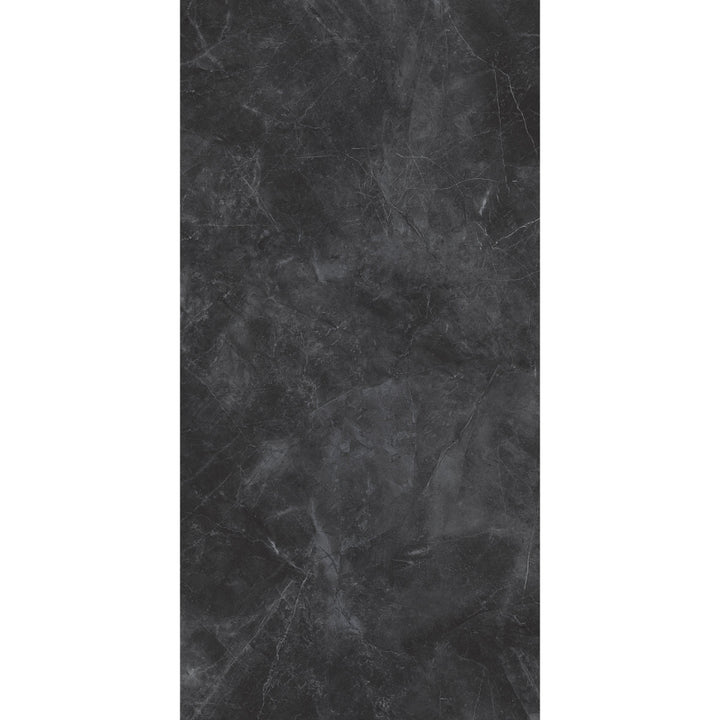Horizon Black Marble Effect Polished Porcelain 60x120cm