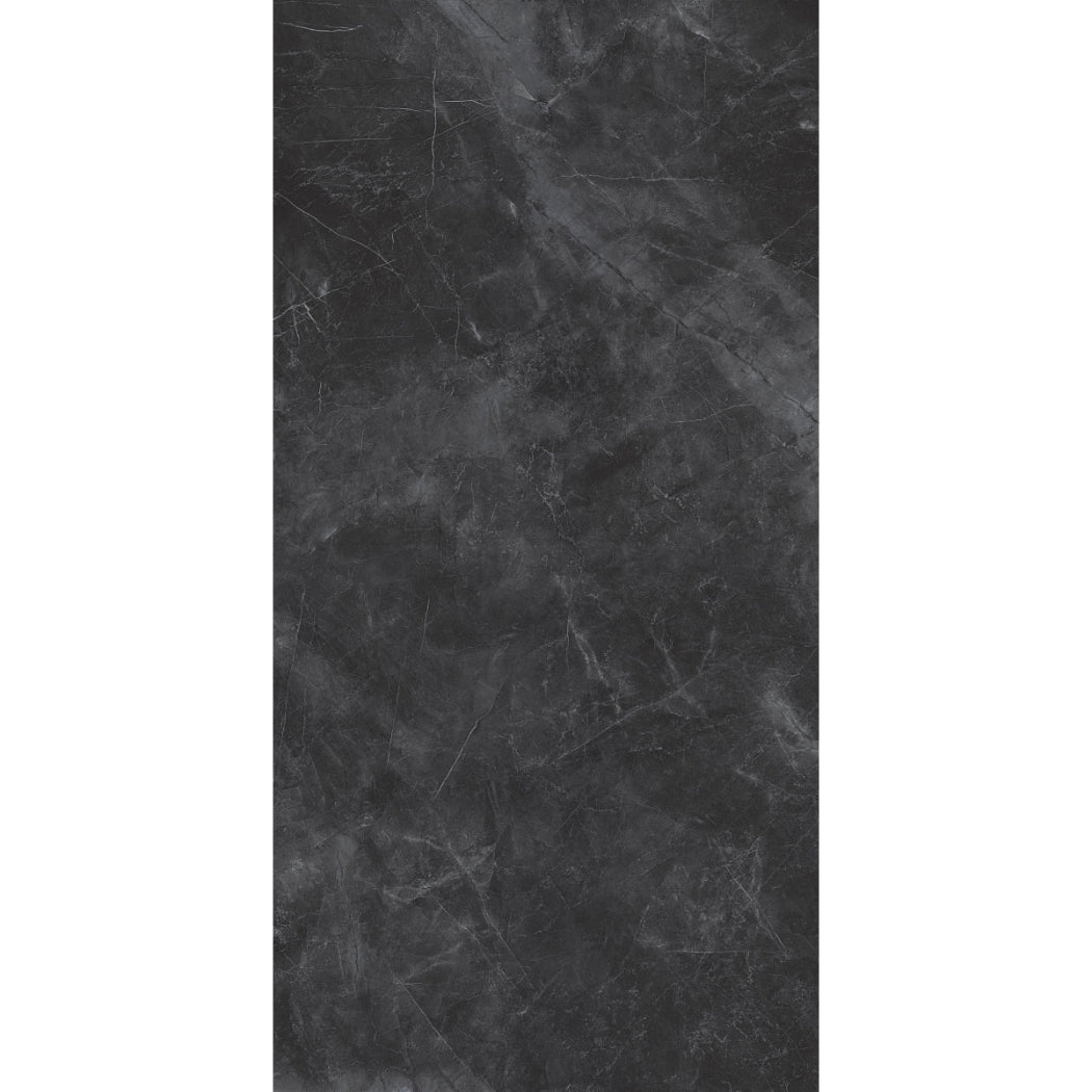 Horizon Black Marble Effect Polished Porcelain 60x120cm