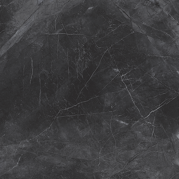 Horizon Black Marble Effect Polished Porcelain 60x60cm