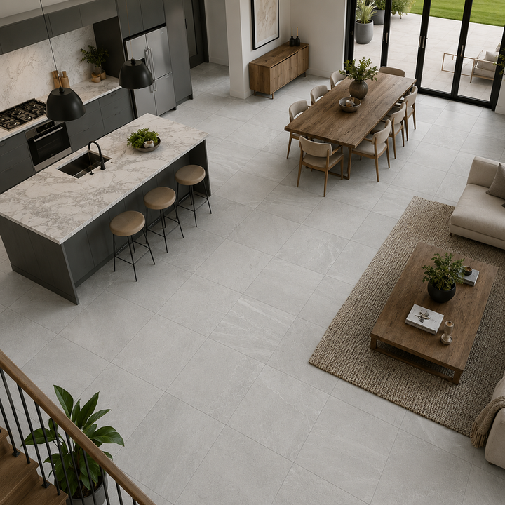 Kirkby Grey Stone Effect Porcelain 60x60cm