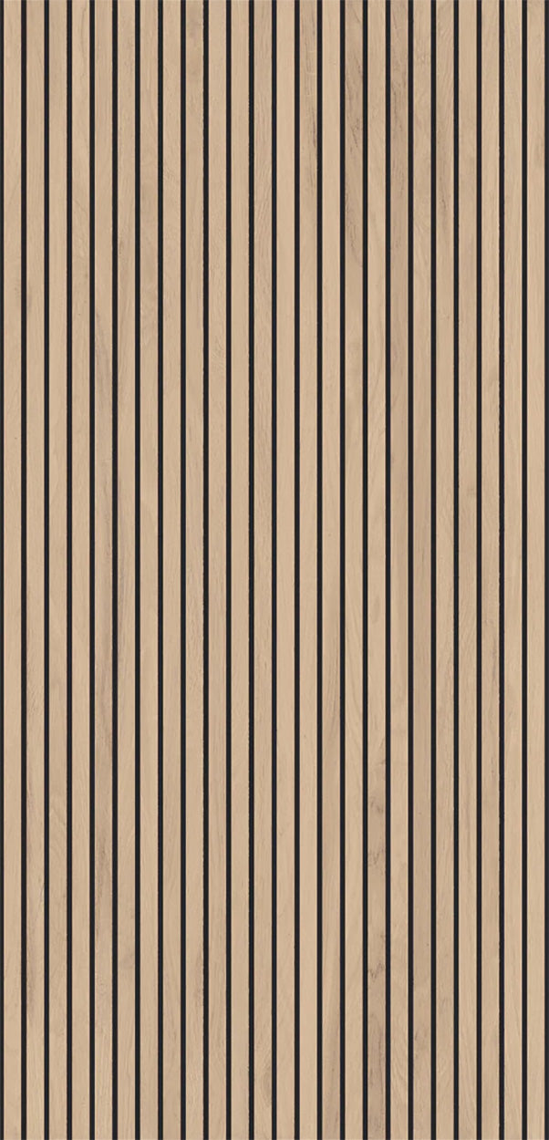 Linnea Almond Wood Panel Dark Porcelain 60x120cm