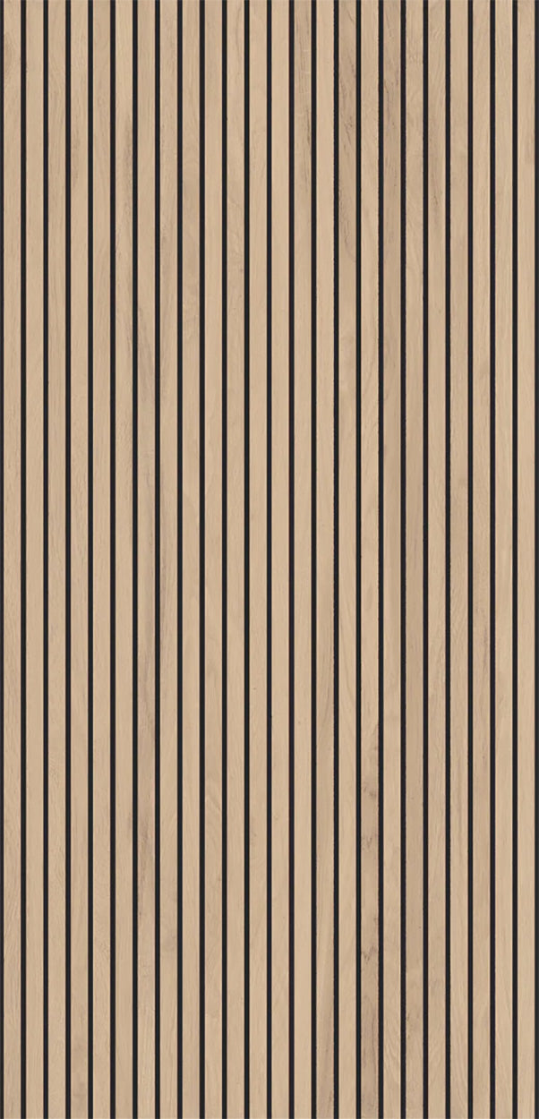 Linnea Almond Wood Panel Dark Porcelain 60x120cm