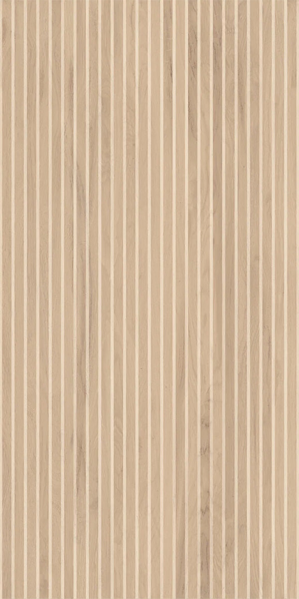 Linnea Almond Wood Panel Light Porcelain 60x120cm