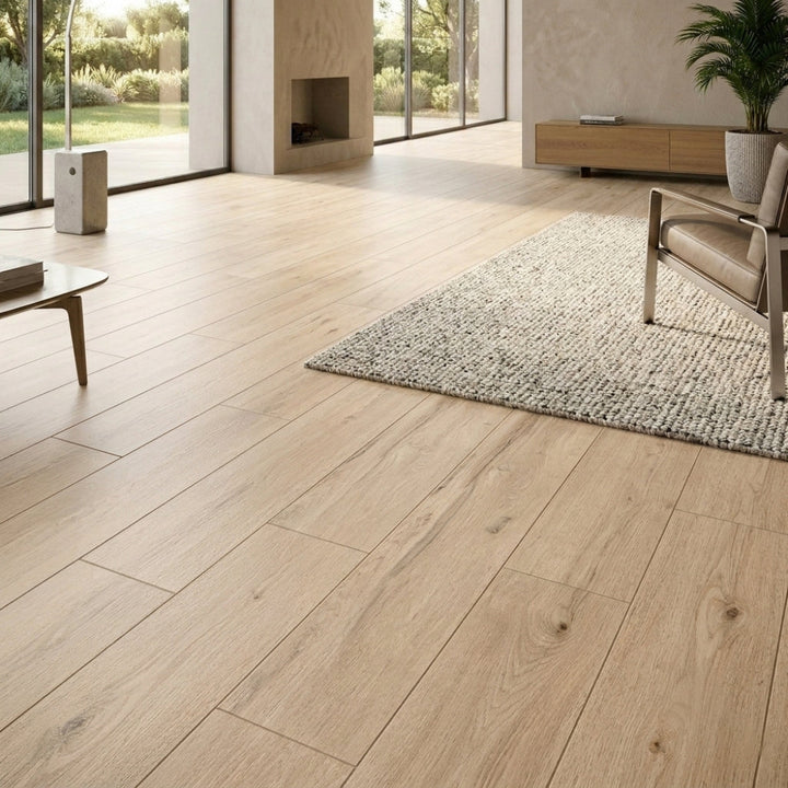 Linnea Almond Wood Plank Porcelain 20x120cm