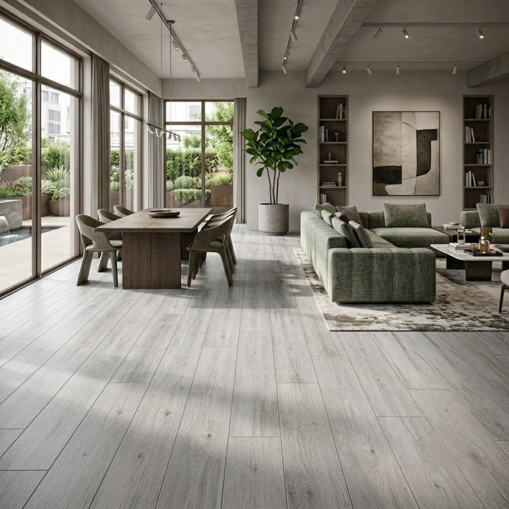 Linnea Grey Wood Plank Porcelain 20x120cm