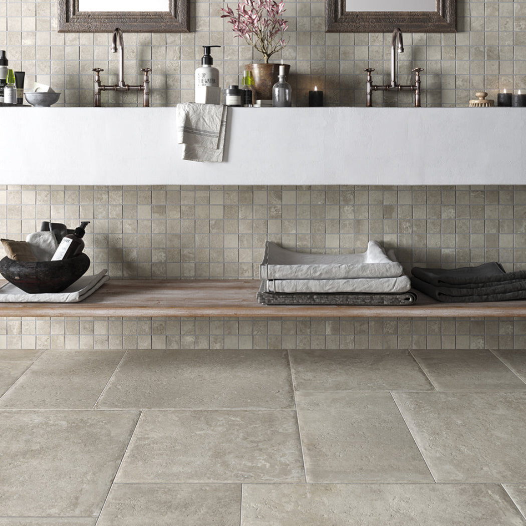 Matera Grigio Stone Effect Porcelain 45x45m