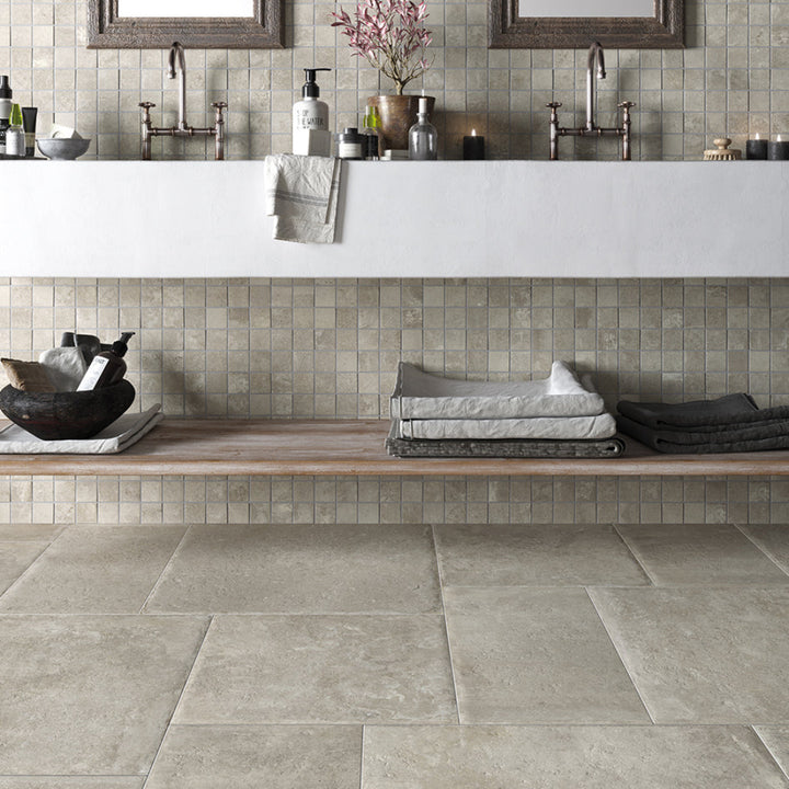 Matera Grigio Stone Effect Porcelain 45x45m
