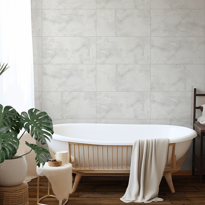 Mirage Grey Gloss Onyx Effect Ceramic 30x60cm