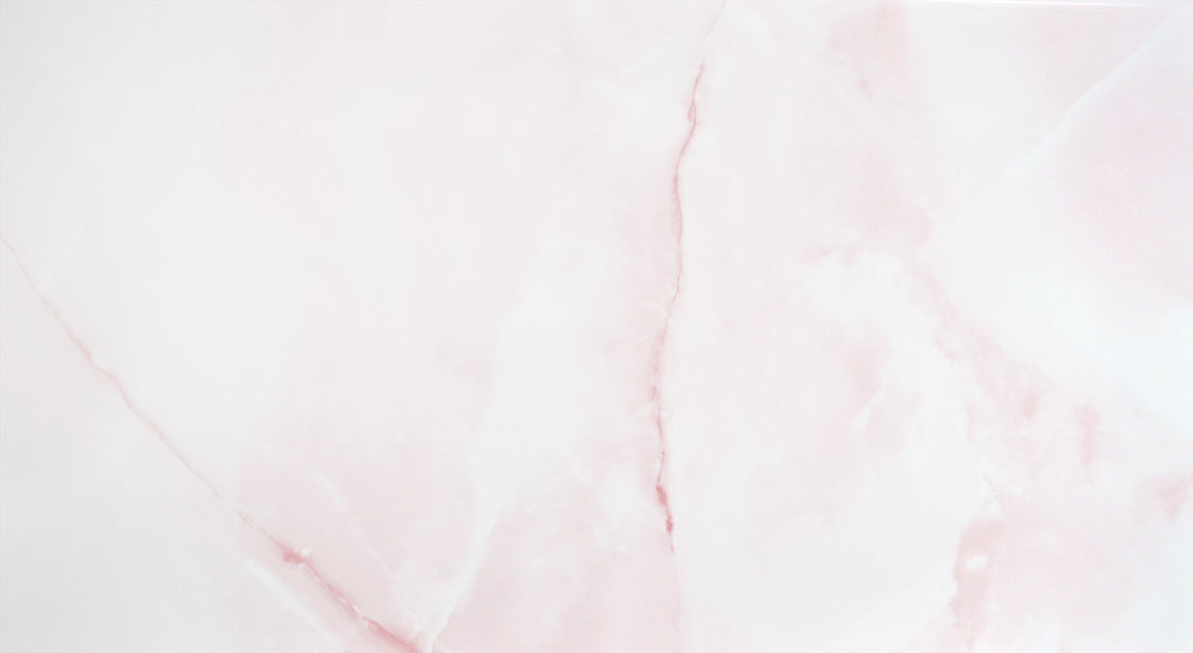 Mirage Pink Gloss Onyx Effect Ceramic 30x60cm