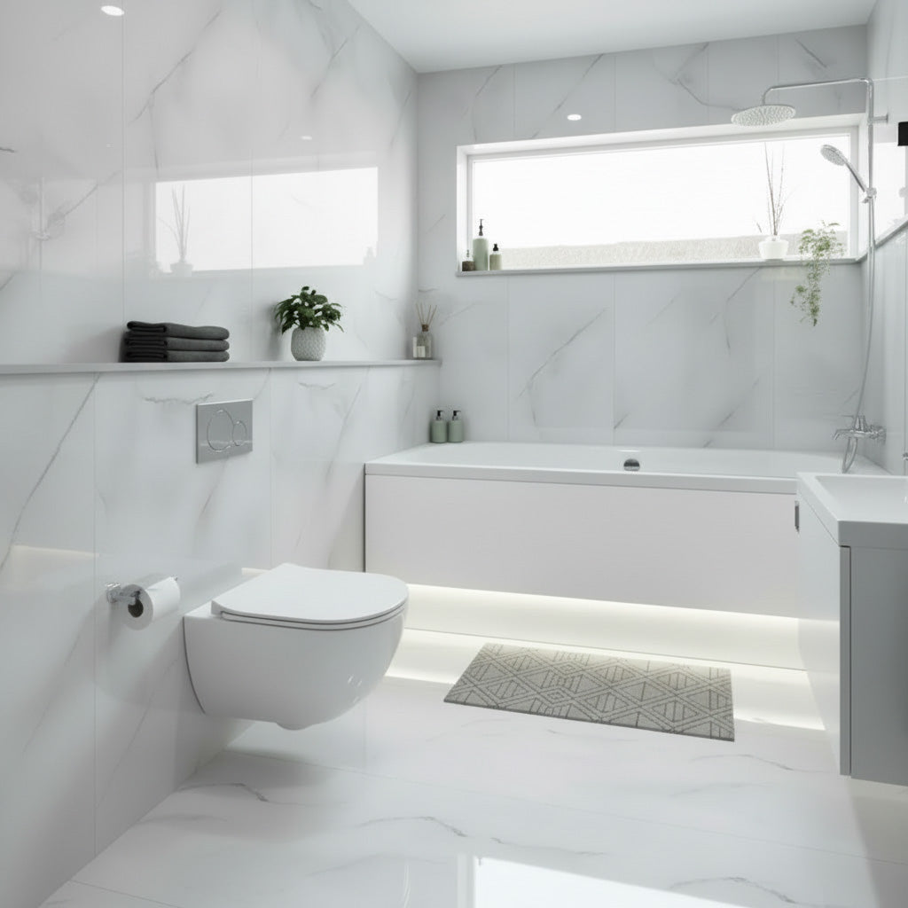 Mirage Silk Grey Onyx Effect Polished Porcelain 60x120cm