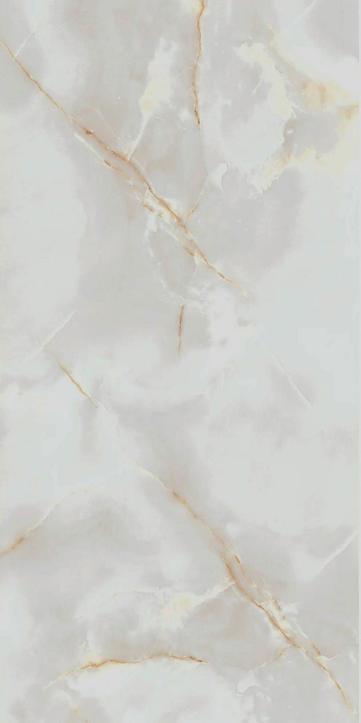 Mirage Silk Gold Onyx Effect Polished Porcelain 60x120cm