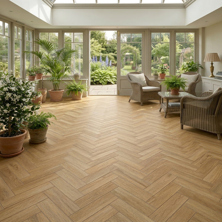 Natura Quercia Wood Effect Porcelain 7x28cm