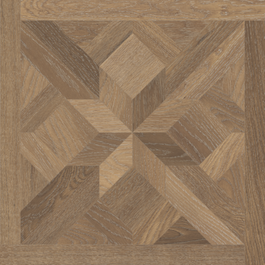 Noble Walnut Parquet Wood Effect Porcelain 60x60cm