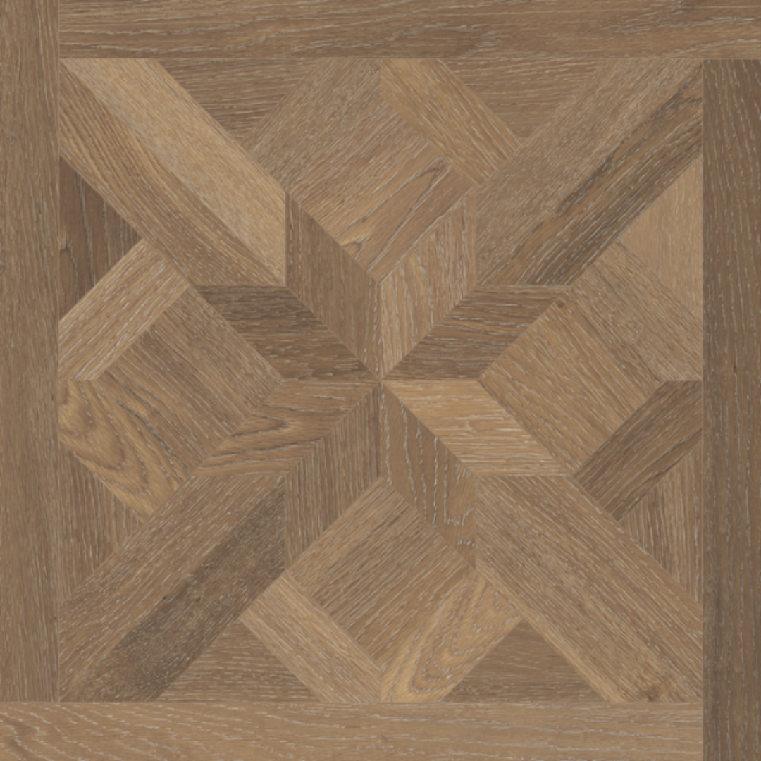 Noble Walnut Parquet Wood Effect Porcelain 60x60cm