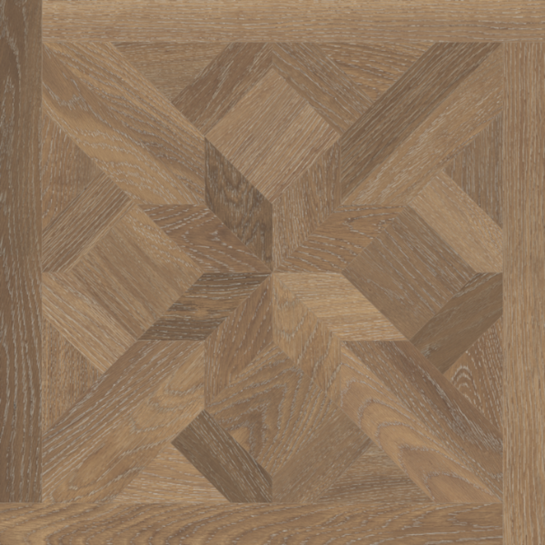Noble Walnut Parquet Wood Effect Porcelain 60x60cm
