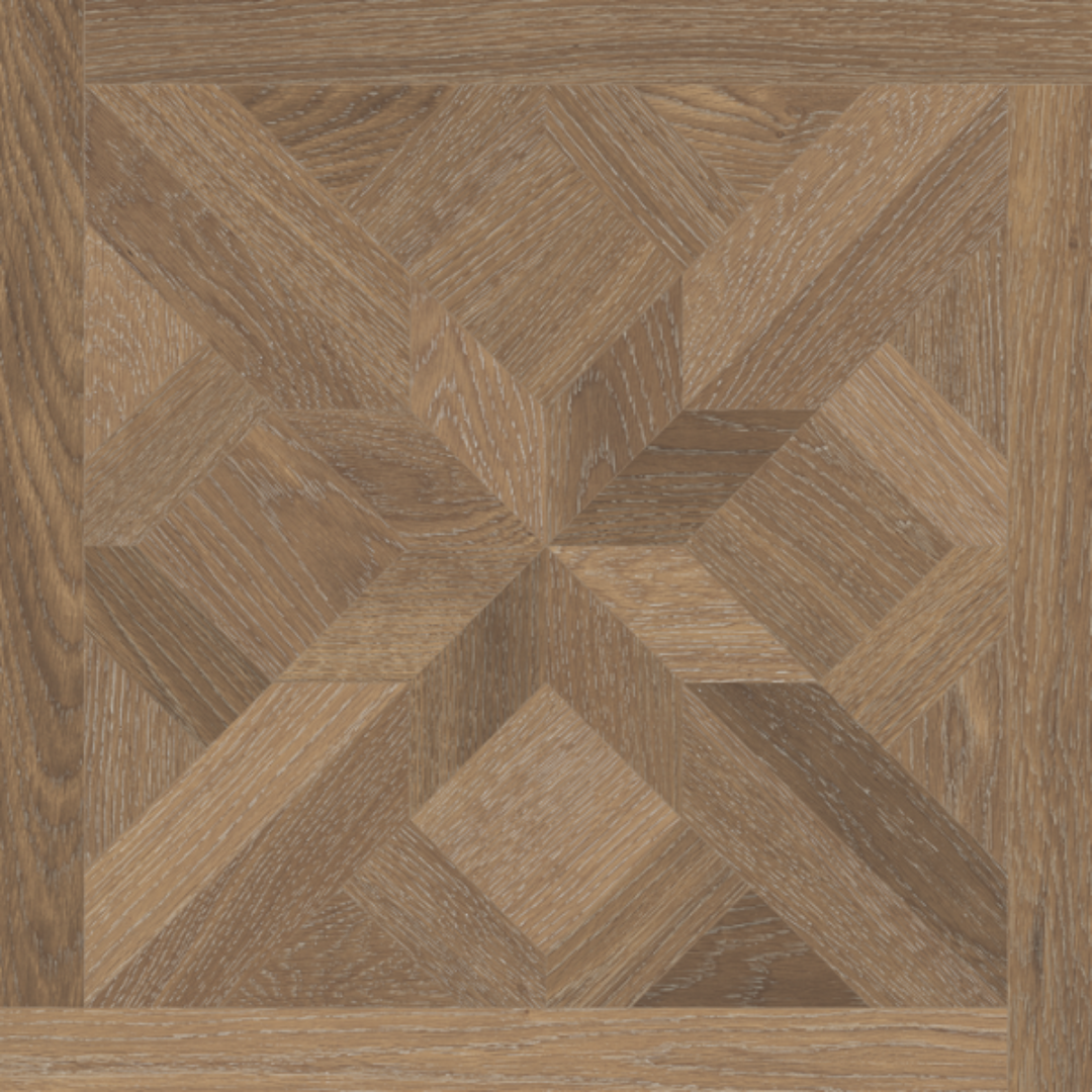 Noble Walnut Parquet Wood Effect Porcelain 60x60cm