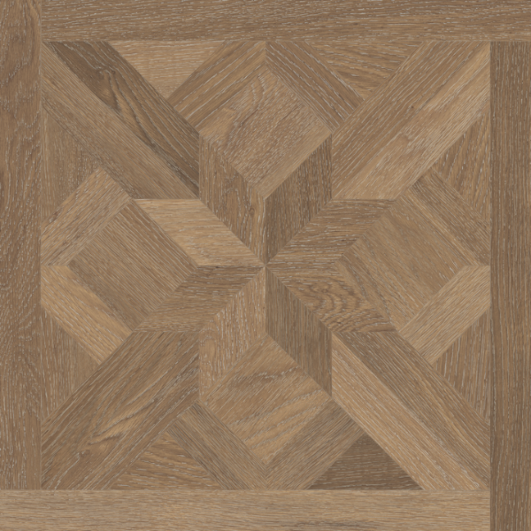 Noble Walnut Parquet Wood Effect Porcelain 60x60cm