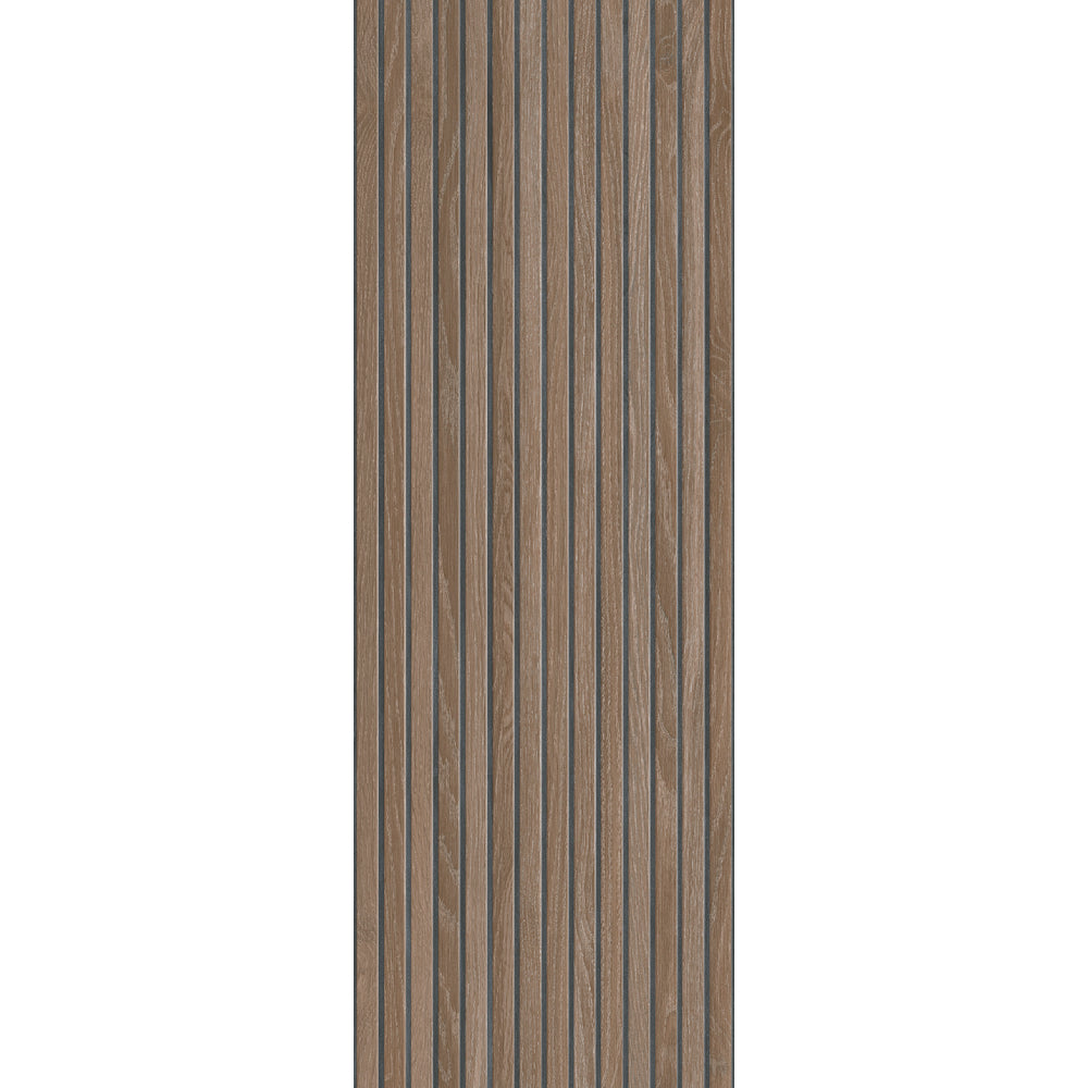 Nordic Warm Oak Acoustic Wood Effect Ceramic 40x120cm