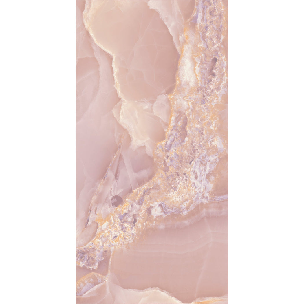 Onyx Royale Rosa Pink Polished Porcelain 60x120cm
