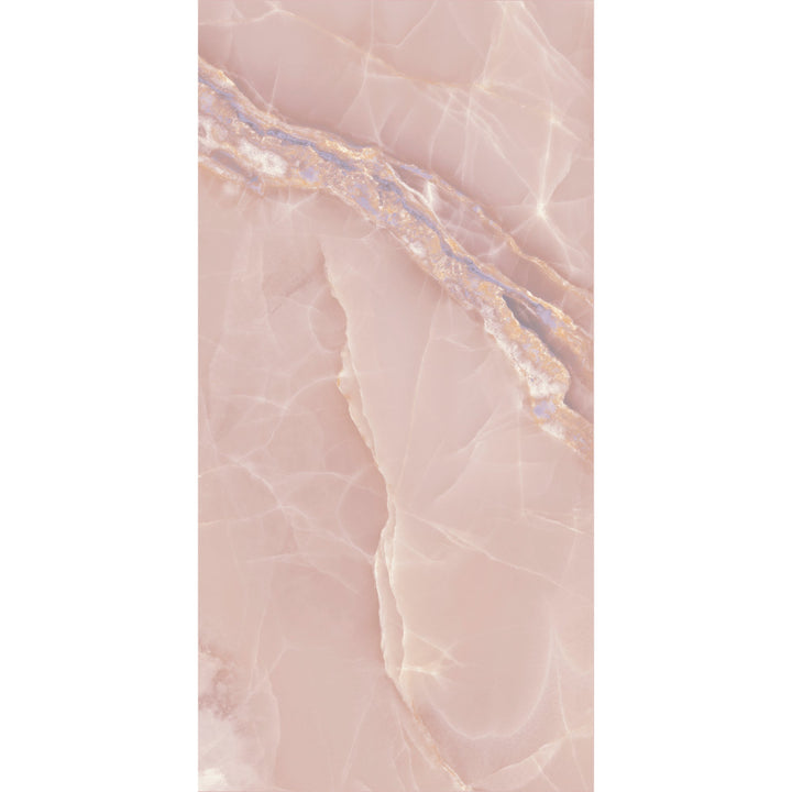Onyx Royale Rosa Pink Polished Porcelain 60x120cm