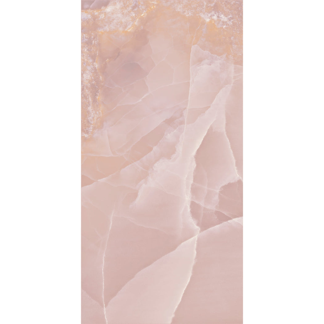 Onyx Royale Rosa Pink Polished Porcelain 60x120cm