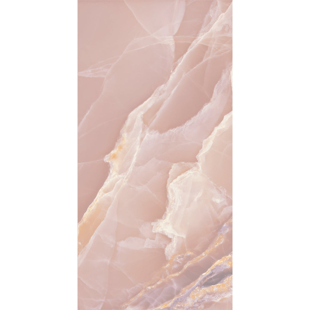 Onyx Royale Rosa Pink Polished Porcelain 60x120cm