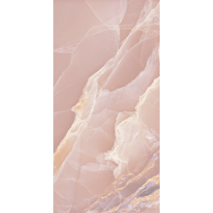 Onyx Royale Rosa Pink Polished Porcelain 60x120cm