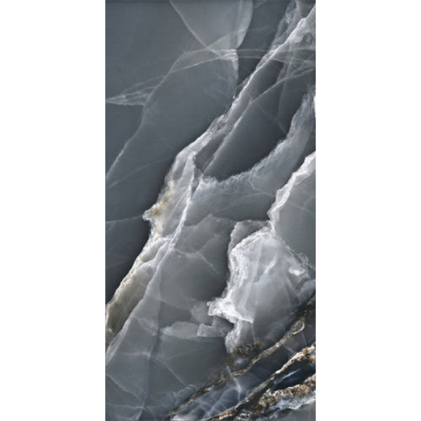 Onyx Royale Azure Blue Polished Porcelain 60x120cm