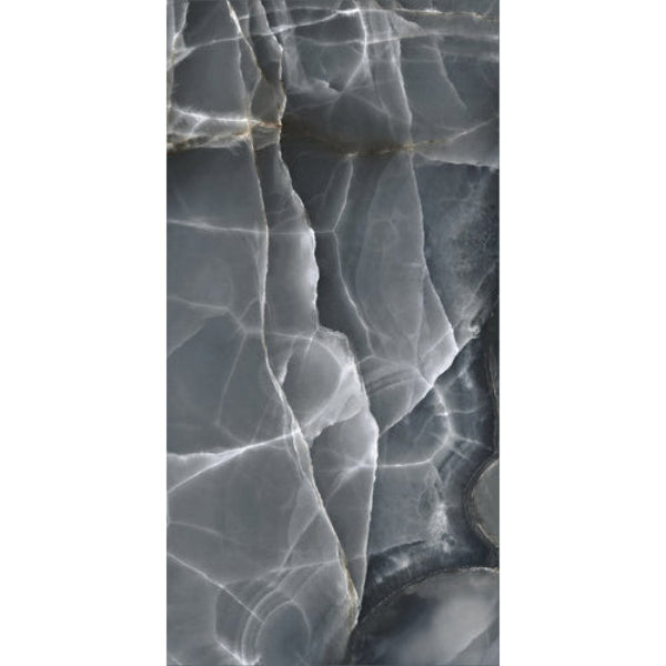 Onyx Royale Azure Blue Polished Porcelain 60x120cm