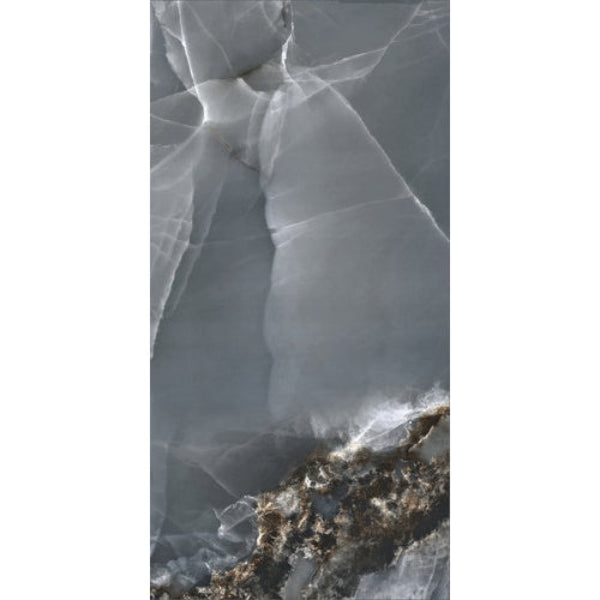 Onyx Royale Azure Blue Polished Porcelain 60x120cm