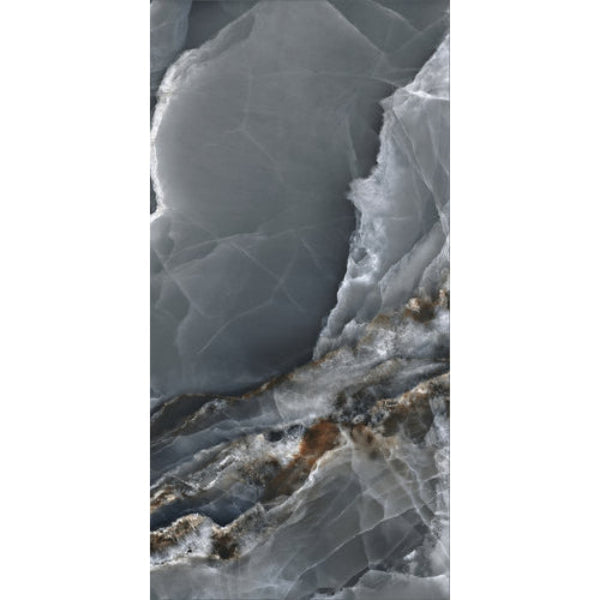Onyx Royale Azure Blue Polished Porcelain 60x120cm