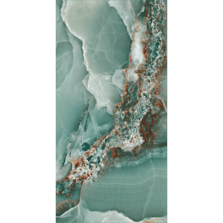 Onyx Royale Jade Green Polished Porcelain 60x120cm