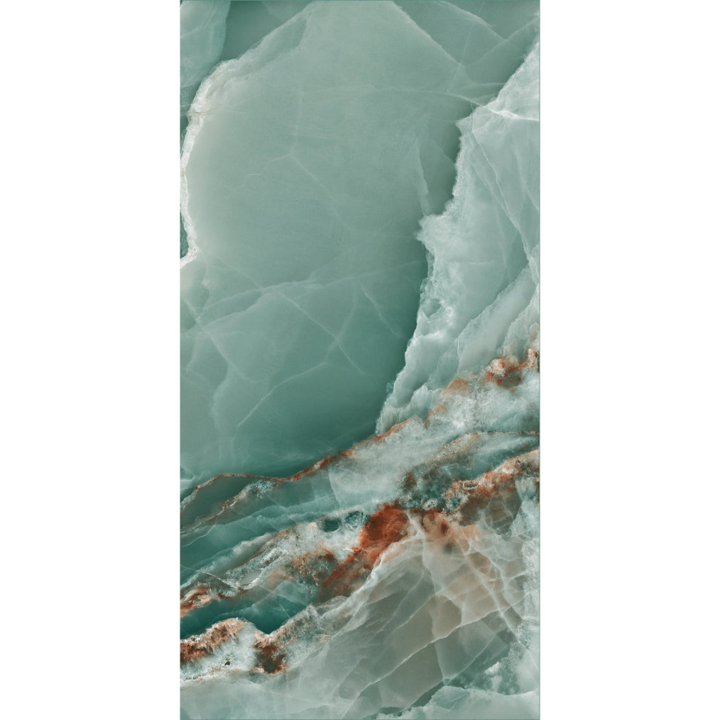 Onyx Royale Jade Green Polished Porcelain 60x120cm