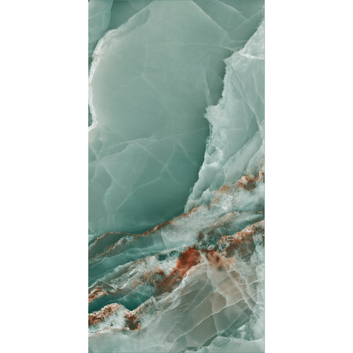 Onyx Royale Jade Green Polished Porcelain 60x120cm