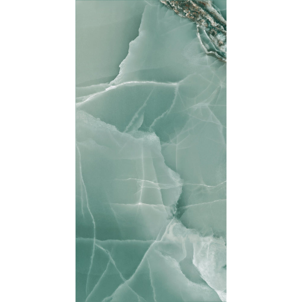 Onyx Royale Jade Green Polished Porcelain 60x120cm