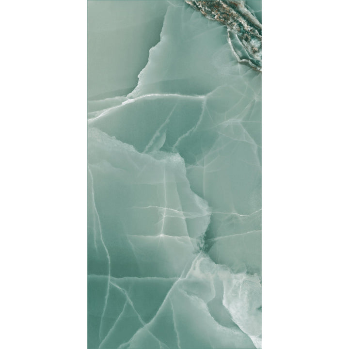 Onyx Royale Jade Green Polished Porcelain 60x120cm