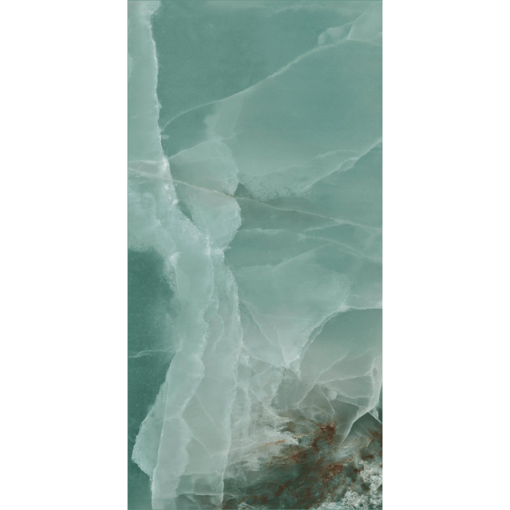 Onyx Royale Jade Green Polished Porcelain 60x120cm