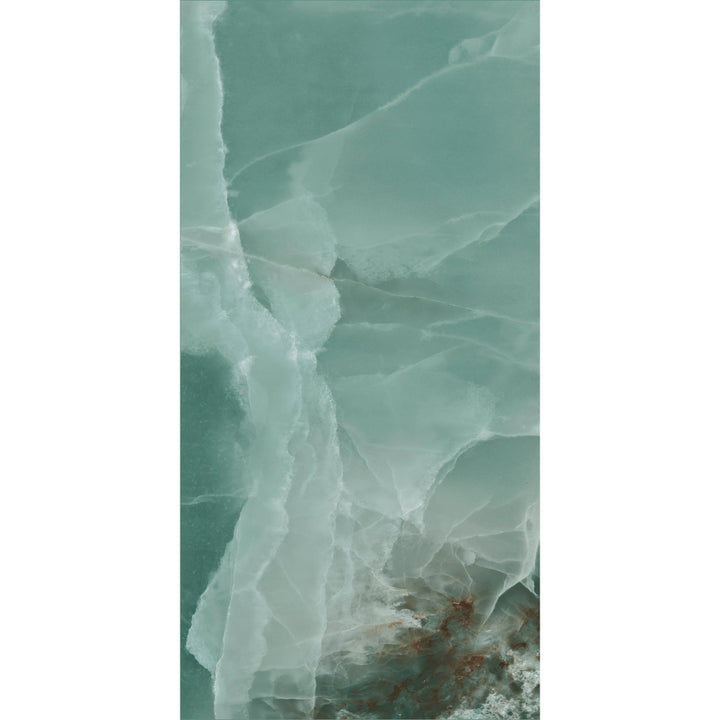 Onyx Royale Jade Green Polished Porcelain 60x120cm