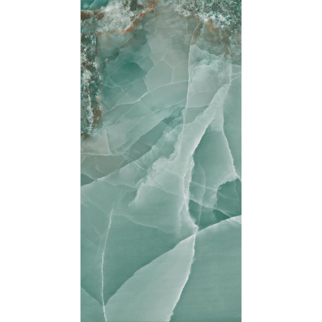 Onyx Royale Jade Green Polished Porcelain 60x120cm