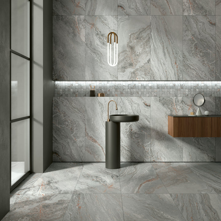 Pietra Quarzo Grigio Porcelain 60x119.8cm