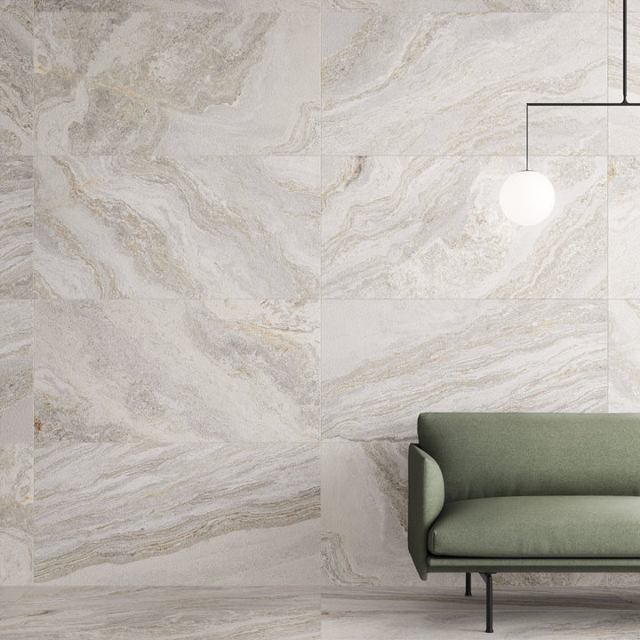 Pietra Quarzo Bianco Porcelain 60x119.8cm