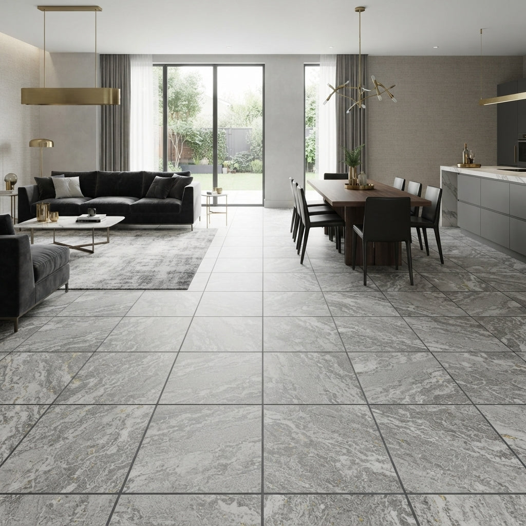 Pietra Quarzo Grigio Porcelain 60x60cm