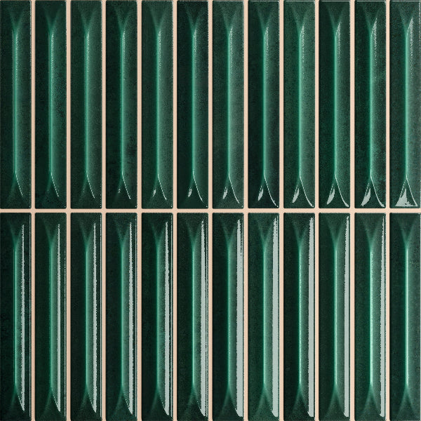 Ribbon Emerald Green Kit Kat Ceramic 20x20cm