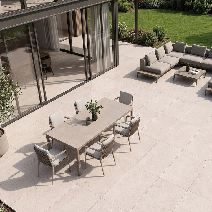 Saray Bone 2cm Stone Effect Outdoor Porcelain 60x90cm