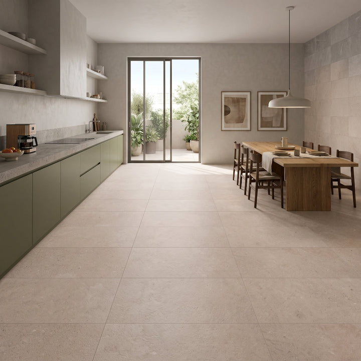 Saray Bone Stone Effect Porcelain 60x120cm