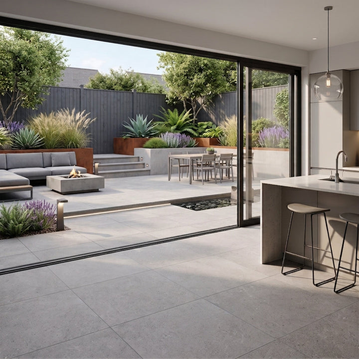 Saray Grey Stone Effect Porcelain 80x80cm