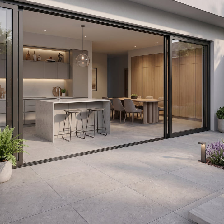 Saray Grey Stone Effect Porcelain 80x80cm